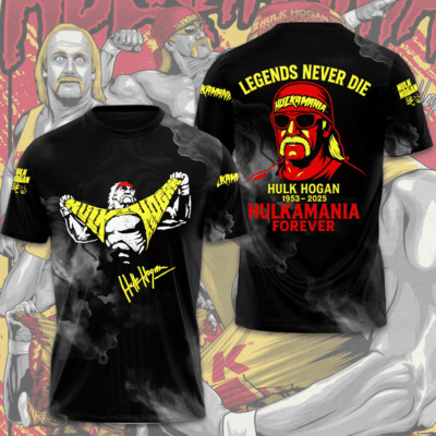 Hulk Hogan RIP 1953 - 2025 3D Apparel-RON06082512