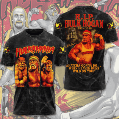 Hulk Hogan RIP 1953 - 2025 3D Apparel-RON07082502