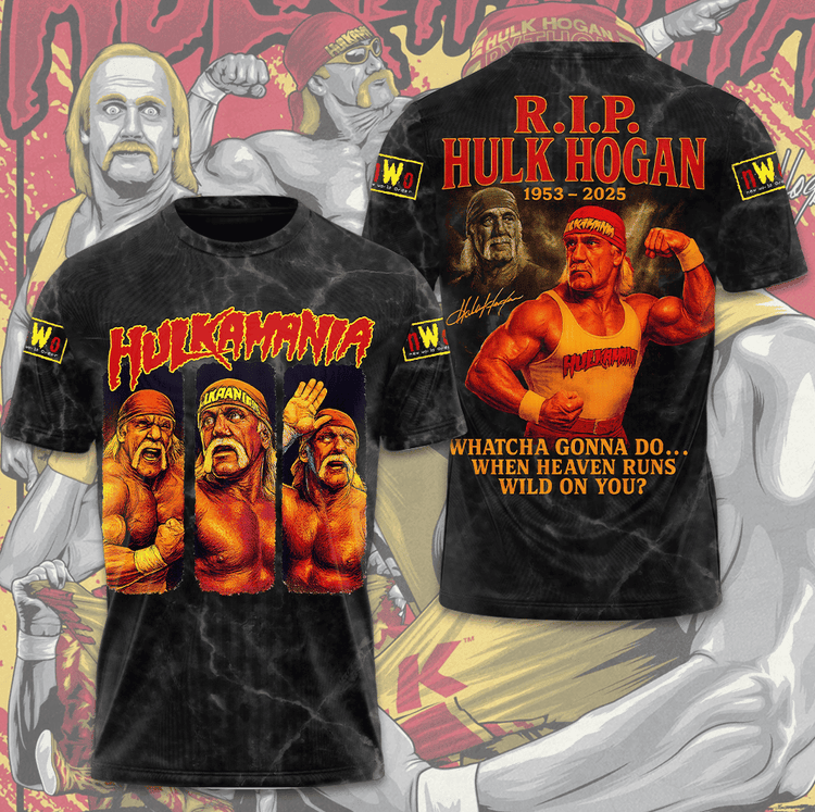 Hulk Hogan RIP 1953 - 2025 3D Apparel-RON07082502