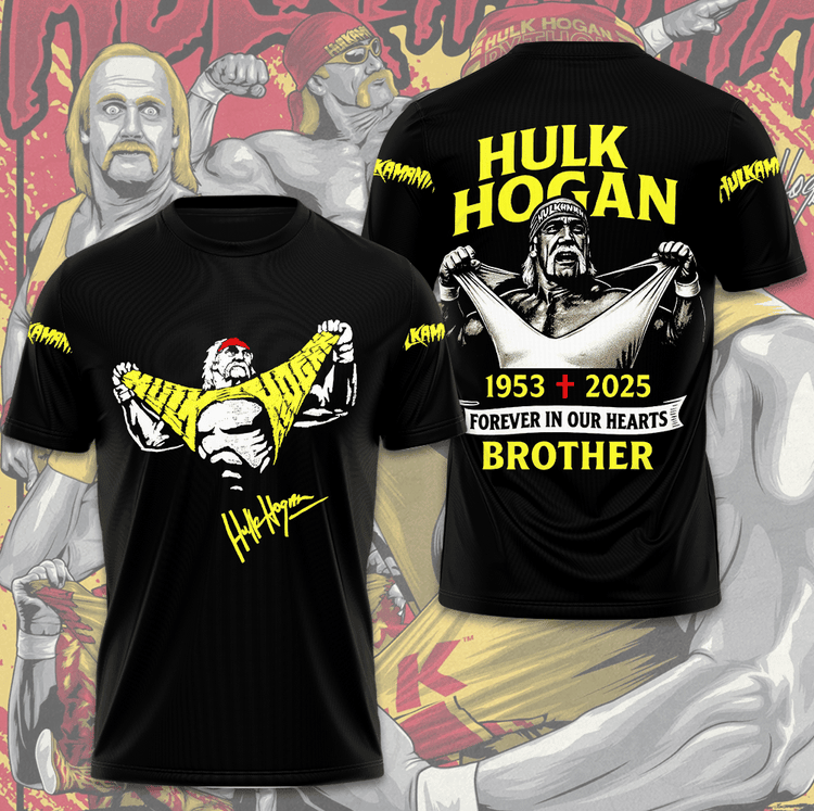 Hulk Hogan RIP 1953 - 2025 3D Apparel-RON07082503
