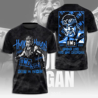 Hulk Hogan RIP 1953 - 2025 3D Apparel