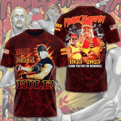 Hulk Hogan RIP 1953 - 2025 3D Apparel