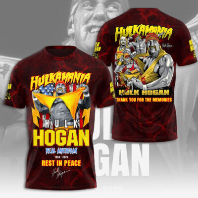 Hulk Hogan RIP 1953 - 2025 3D Apparel-RON18092508