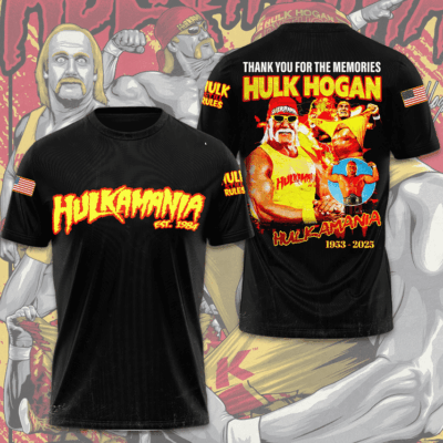 Hulk Hogan RIP 1953 - 2025 3D Apparel-RON07082512
