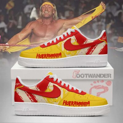 W.W.E - Hulk Hogan AF1 Embossed Logo Shoes-RON19092519