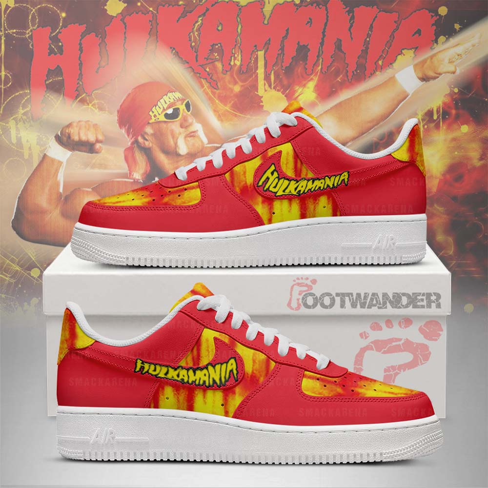 W.W.E - Hulk Hogan AF1 Embossed Logo Shoes-RON19092518