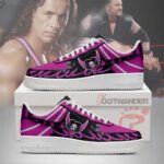 W.W.E - Bret “The Hitman” Hart AF1 Embossed Logo Shoes-RON19092517