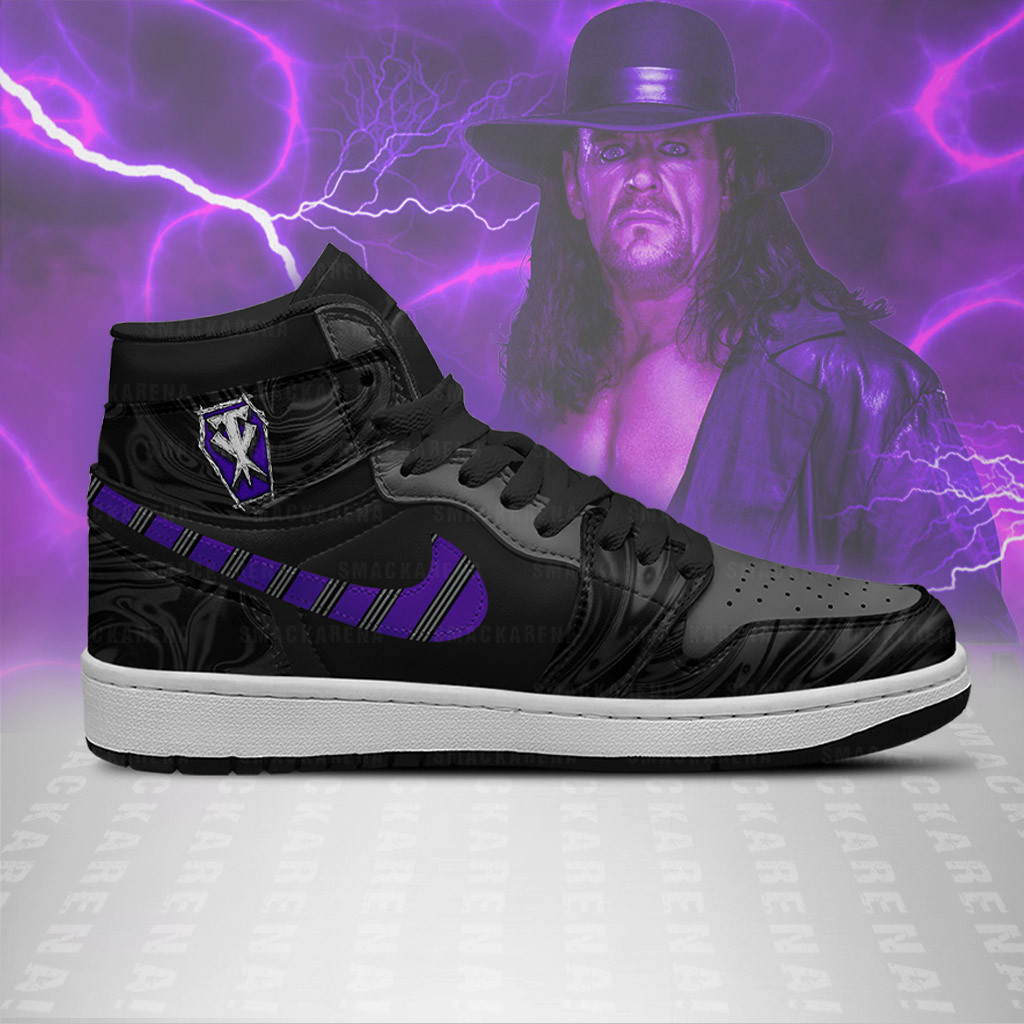 W.W.E - The Undertaker AJ1 Shoes-RON19092538 - Image 2