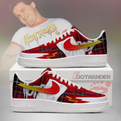 W.W.E - Hot Rod " Roddy Piper" AF1 Embossed Logo Shoes-RON19092510