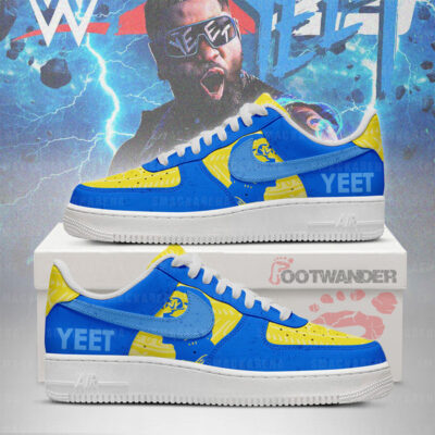 Jey Uso AF1 Embossed Logo Shoes-RON18092510
