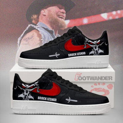 Brock Lesnar AF1 Embossed Logo Shoes-RON19092521