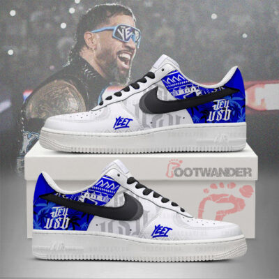 Jey Uso AF1 Embossed Logo Shoes-PVCYMEIK