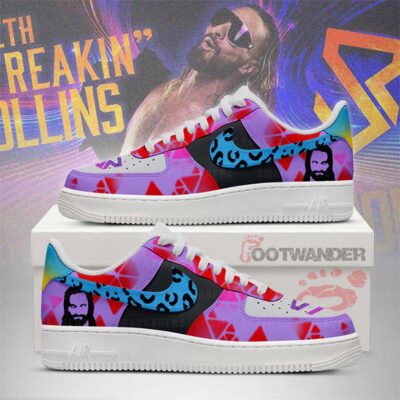 Seth Rollins AF1 Embossed Logo Shoes-RN18092514