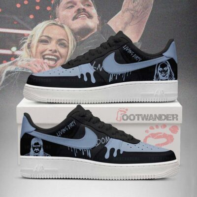 Dominik Mysterio X Liv Morgan AF1 Embossed Logo Shoes-RN19092513