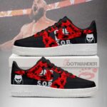 Braun Strowman AF1 Embossed Logo Shoes-RN19092519