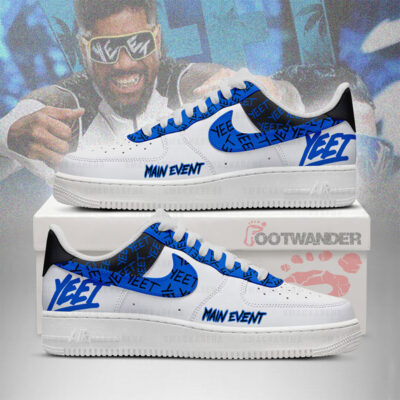 Jey Uso AF1 Embossed Logo Shoes-RON18092514
