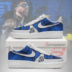 Jey Uso AF1 Embossed Logo Shoes-RON18092515