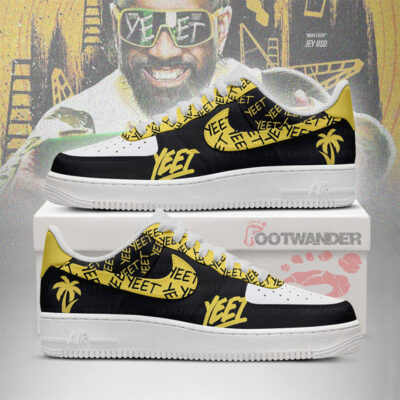 Jey Uso AF1 Embossed Logo Shoes-RON18092519