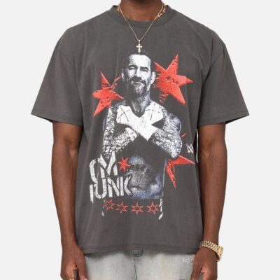 CM Punk Wash Tee-RON27092505