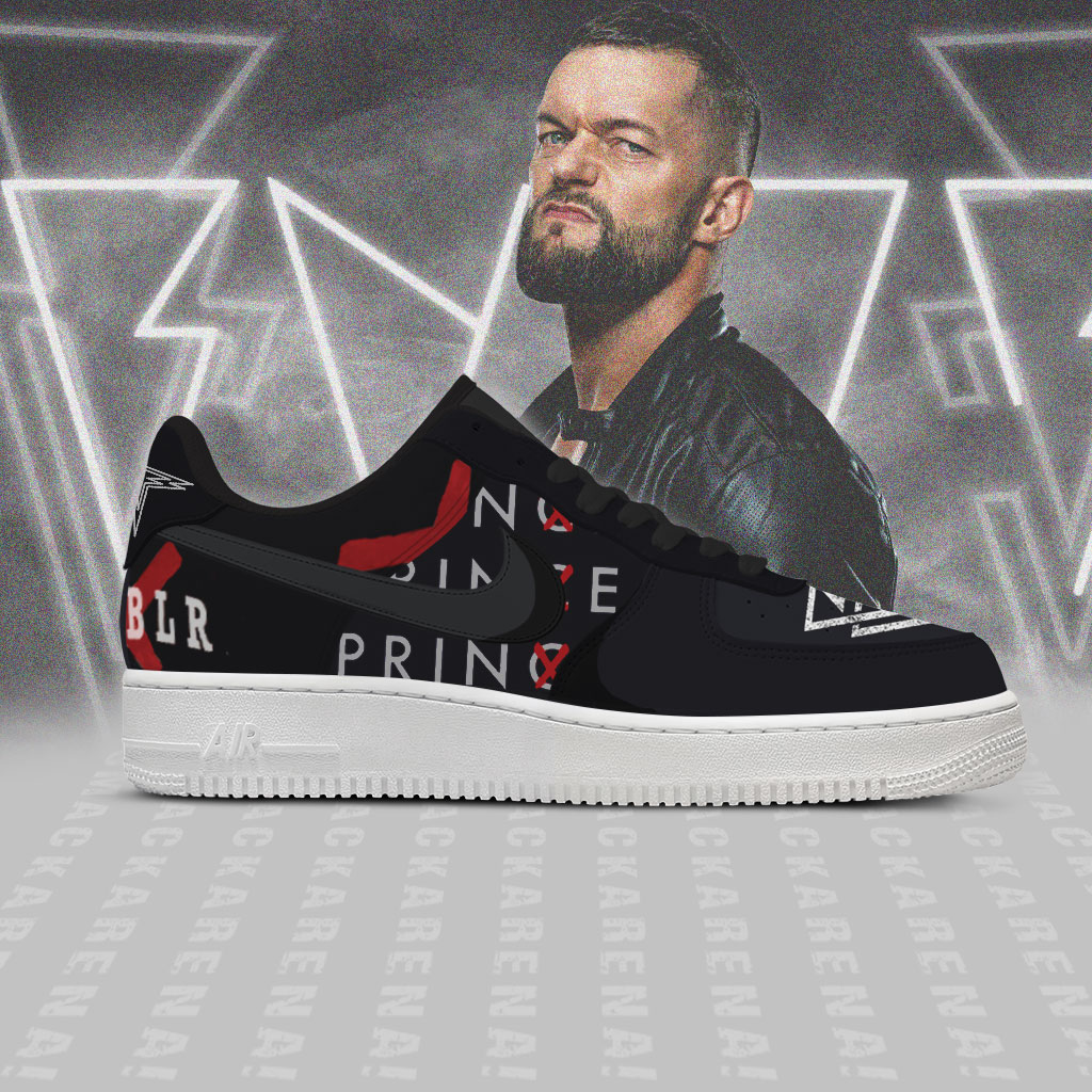 Finn Balor - Prince AF1 Embossed Logo Shoes-RON19092506 - Image 2