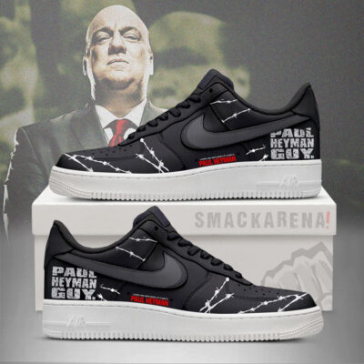 Paul Heyman Guy AF1 Embossed Logo Shoes-XOPFV7RB