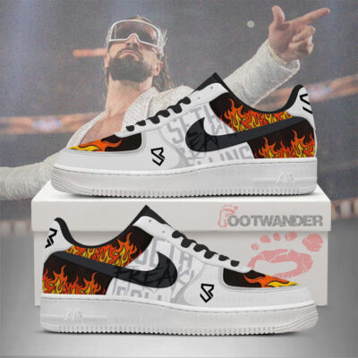 Seth Rollins AF1 Embossed Logo Shoes-G0RVP3PV