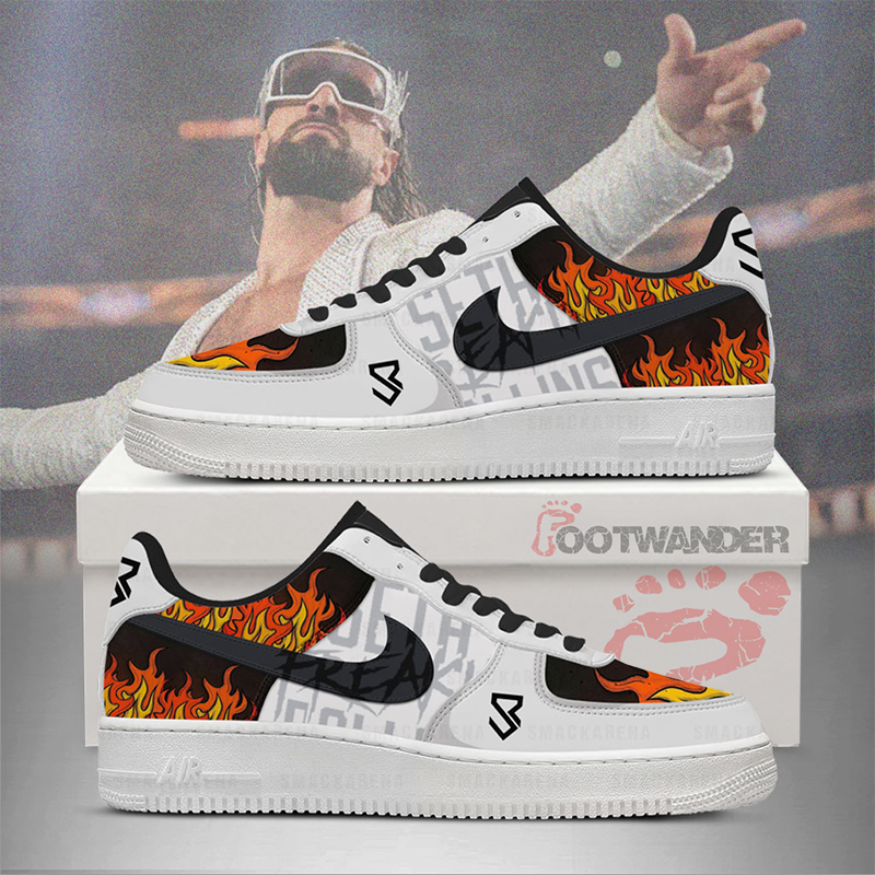 Seth Rollins AF1 Embossed Logo Shoes-G0RVP3PV