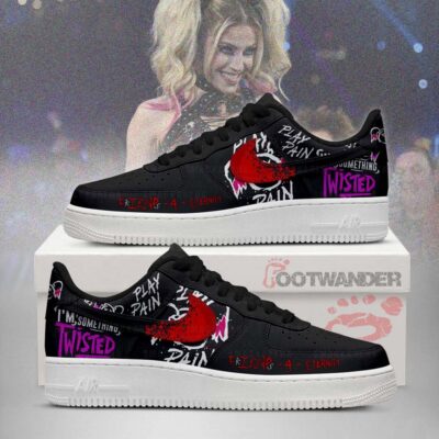 Alexa Bliss AF1 Embossed Logo Shoes-RON19092529
