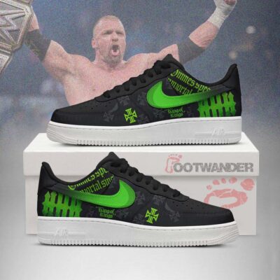 Triple H AF1 Embossed Logo Shoes-RON19092526