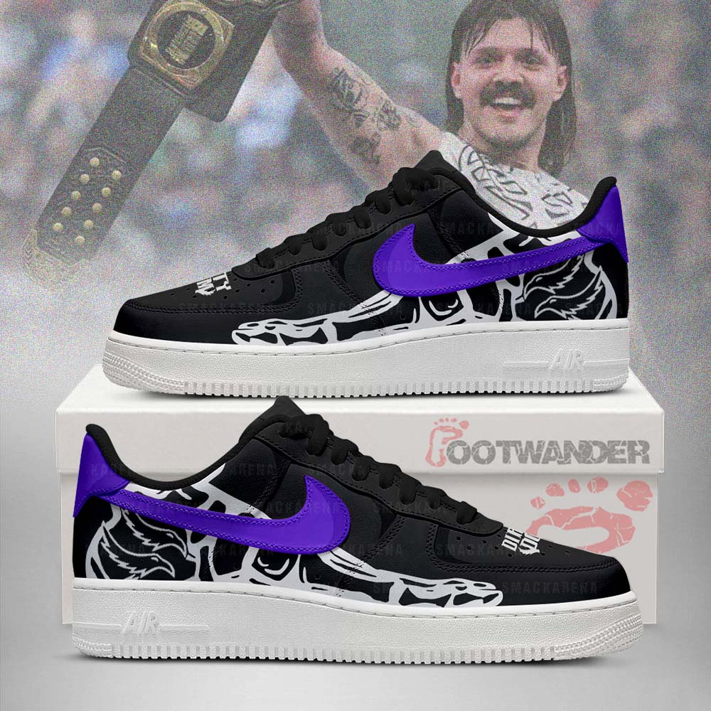 Dominik Mysterio AF1 Embossed Logo Shoes-RN19092512