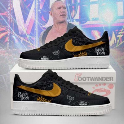 Randy Orton AF1 Embossed Logo Shoes