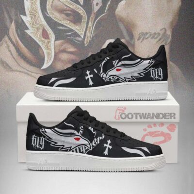 Rey Mysterio AF1 Embossed Logo Shoes-RON19092522