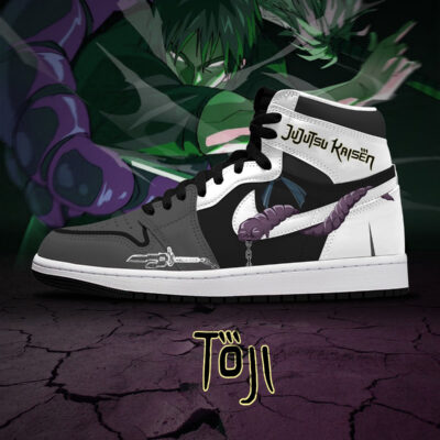 Toji Fushiguro V.1 Custom AJ1 High-Top Sneakers