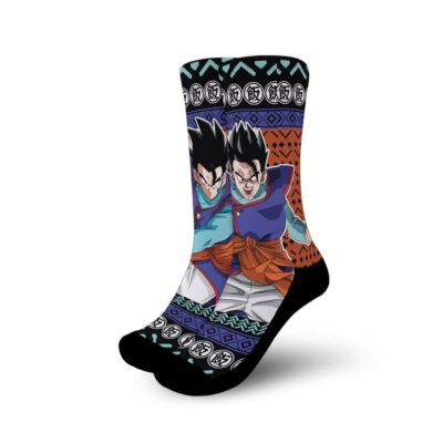Gohan Mystic Socks Anime Ugly Christmas