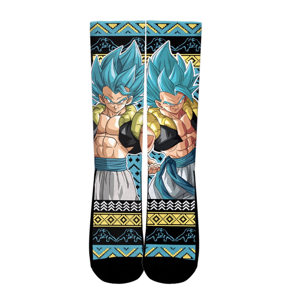 Gogeta Socks Anime Ugly Christmas - Image 2