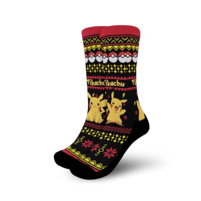 Pikachu Socks Anime Ugly Christmas