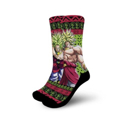 Broly Socks Anime Ugly Christmas