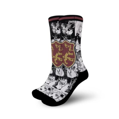Crimson Lion Socks