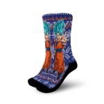 Goku Blue Socks Ugly Gift Idea