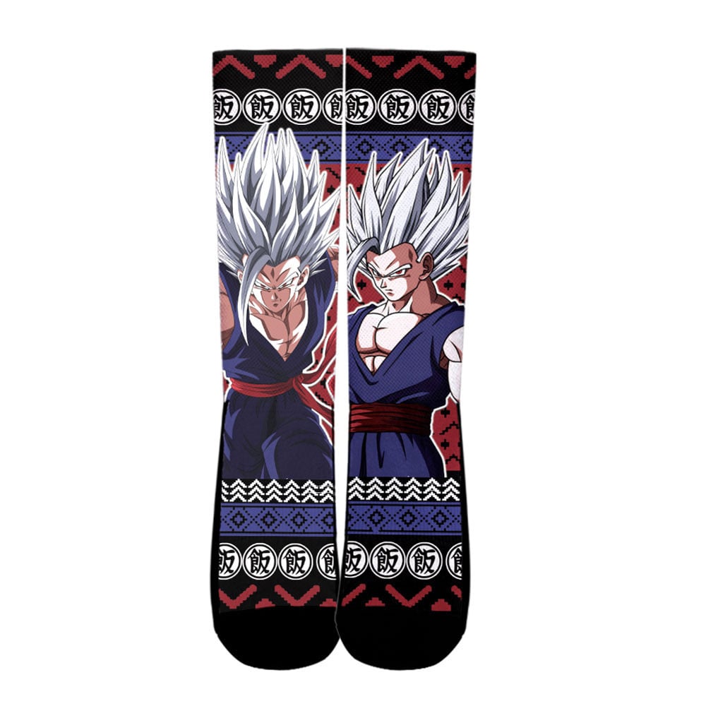 Gohan Beast Socks Anime Ugly Christmas - Image 2