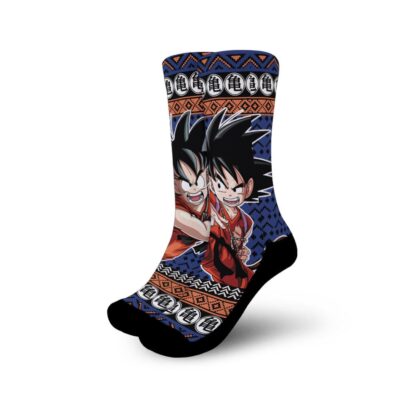 Goku Kid Socks Anime Ugly Christmas