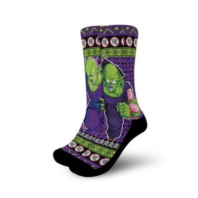 Piccolo Socks Anime Ugly Christmas