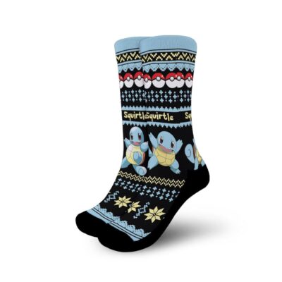 Squirtle Socks Anime Ugly Christmas