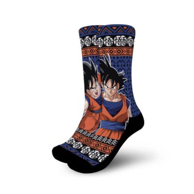 Goku Socks Anime Ugly Christmas