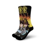 Shinra Kusakabe Socks Fire Force Flames Style