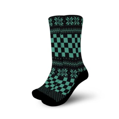 Tanjiro Socks Anime Christmas