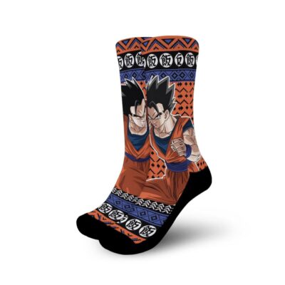 Gohan Socks Anime Ugly Christmas