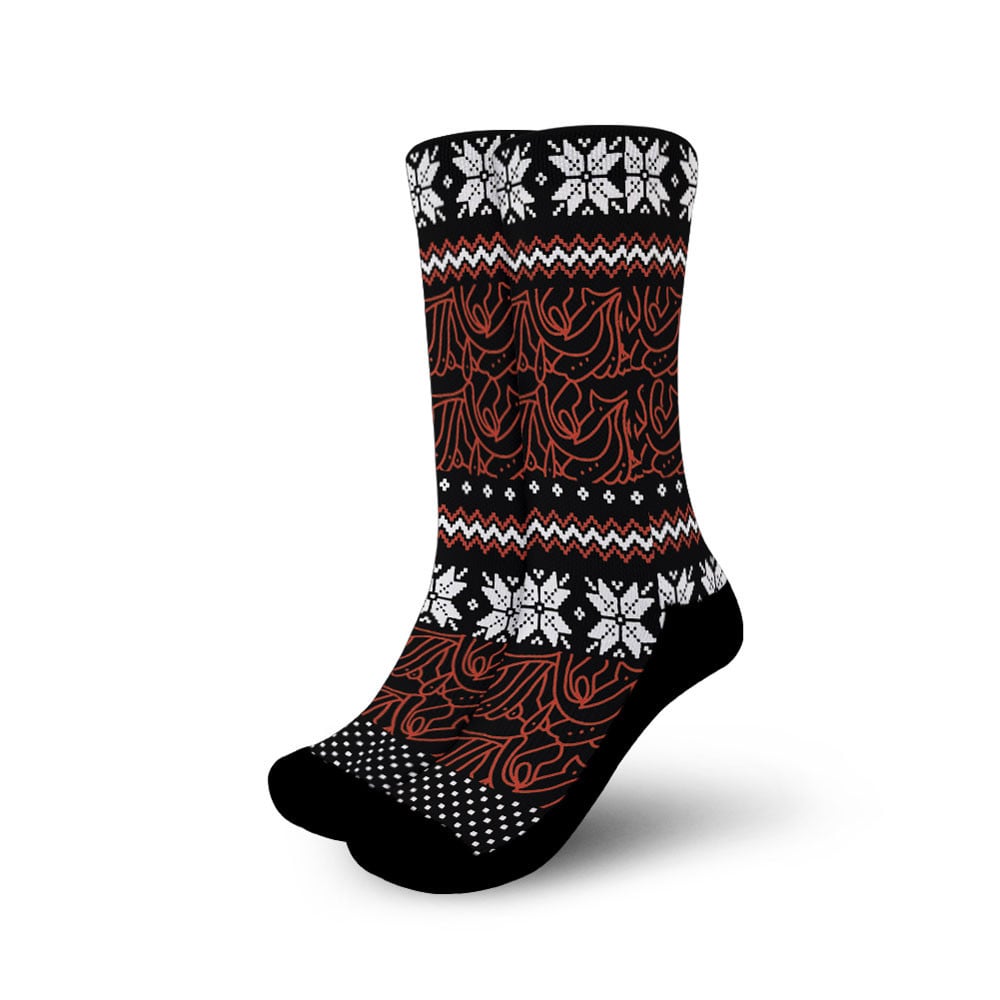 Muzan Kibutsuji Socks Anime Christmas