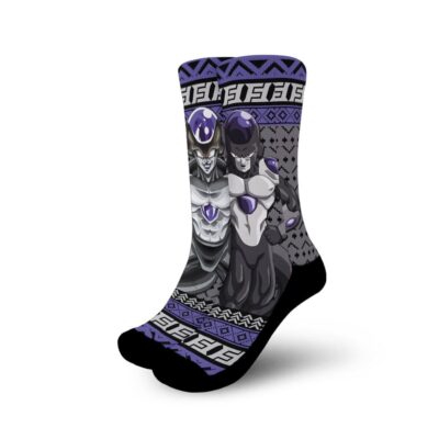 Black Frieza Socks Anime Ugly Christmas