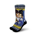 Vegeta Socks Anime Ugly Christmas